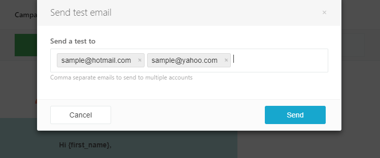 Preview and test send your campaign – Enginemailer